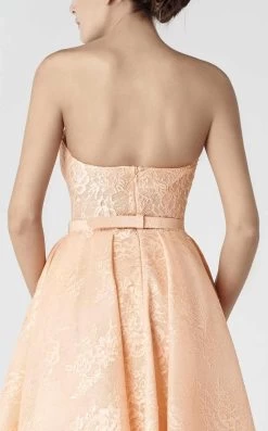 Saiid Kobeisy - Ruffled High-Low Gown 2908 -Boutique Wedding Dress Store saiid kobeisy ruffled high low gown 2908 special occasion dress 28979842809939