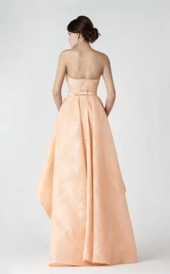 Saiid Kobeisy - Ruffled High-Low Gown 2908 -Boutique Wedding Dress Store saiid kobeisy ruffled high low gown 2908 special occasion dress 5423113044025