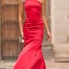 Sherri Hill 55380 - Bow One Shoulder Prom Dress 2 Sherri Hill 55380 - Bow One Shoulder Prom Dress -Boutique Wedding Dress Store sherri hill 55380 bow one shoulder prom dress special occasion dress 000 red 31594493149267
