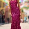 Sherri Hill 55390 - Sequined Prom Dress -Boutique Wedding Dress Store sherri hill 55390 sequined prom dress special occasion dress 31594507534419