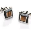 Silver Cufflinks With Amber Stone -Boutique Wedding Dress Store silver cufflinks with amber stone mens cufflinks abc fashion 672298