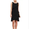 SLNY - 114044 Tulip Tiered Scoop Neck Chiffon Dress 1 SLNY - 114044 Tulip Tiered Scoop Neck Chiffon Dress -Boutique Wedding Dress Store slny 114044 tulip tiered scoop neck chiffon dress cocktail dresses 18 black 28398947303507