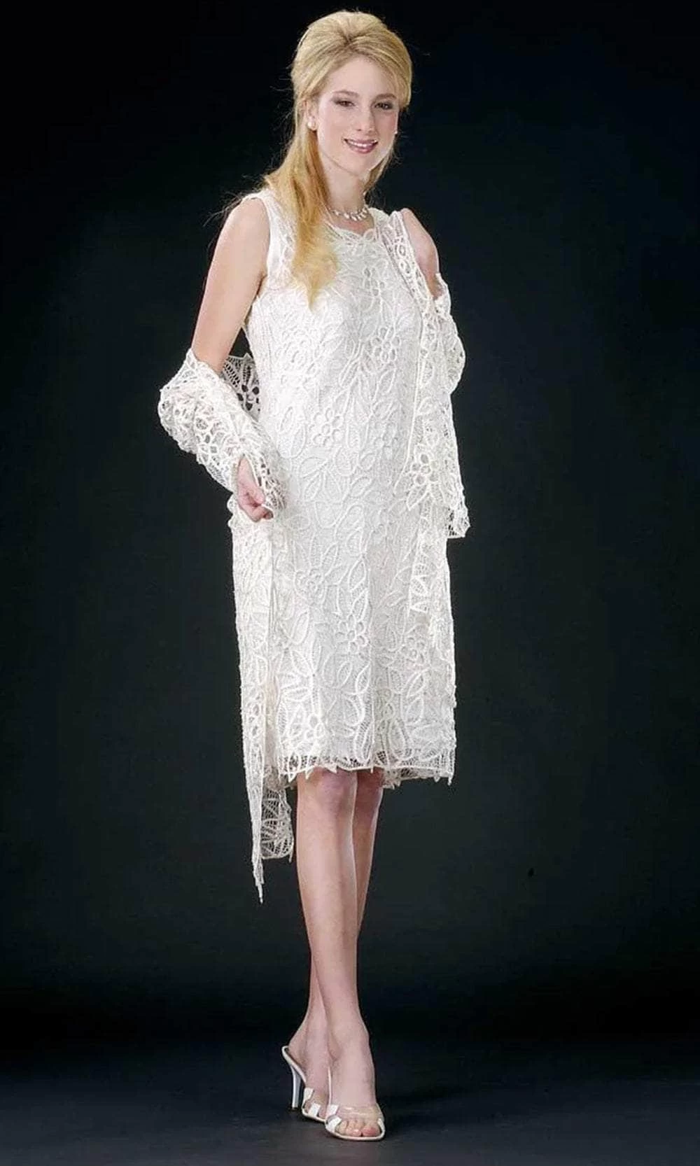 Soulmates C88084 - Beaded Short Duster Dress Set 7 Soulmates C88084 - Beaded Short Duster Dress Set - Image 5