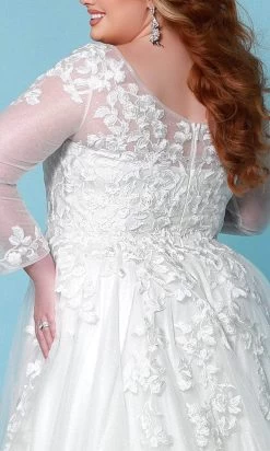 Sydney's Closet Bridal - SC5267 Embroidered Glitter Bridal Gown -Boutique Wedding Dress Store sydney s closet bridal sc5267 embroidered glitter bridal gown bridal dresses 31283411910739