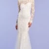 Tadashi Shoji - Cabot Embroidered Tulle Gown -Boutique Wedding Dress Store tadashi shoji cabot embroidered tulle gown wedding dresses 00 ivory petal 27958055567443