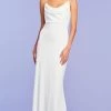 Tadashi Shoji - Tucker Draped Slip Gown 2 Tadashi Shoji - Tucker Draped Slip Gown -Boutique Wedding Dress Store tadashi shoji tucker draped slip gown wedding dresses 00 ivory 15903360254035