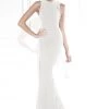 Tarik Ediz - 92569 Ornate Jewel Gown - 1 Pc Cream In Size 2 Available -Boutique Wedding Dress Store tarik ediz 92569 ornate jewel gown 1 pc cream in size 2 available ccsale 2 cream 5537260634169